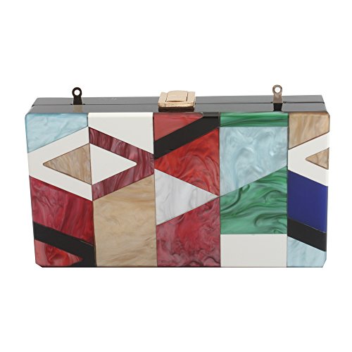 Image of LETODE Acrylic Clutch Bags Purse Perspex Bag Handbags for Women