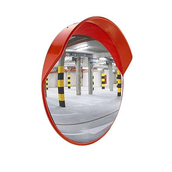 Convex Mirror 24" (Heavy Duty Polycarbonate) Ideal for Societies, Malls, Parking Lots, Gardens, etc.
