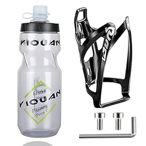 OSIGEI IU0-09 Fahrrad Flaschenhalter Set mit Trinkflasche