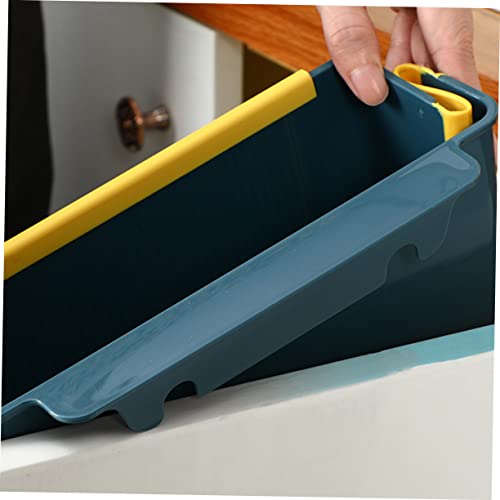 Caneca de basura rectangular plegable para pared miniatura 7
