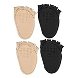 GALPADA 2pairs Slip Sweat-absorbent Half Socks Invisible Five-toe Design for Yoga Casual Wear Included