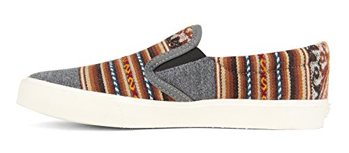 Inkkas - London Sky Slip On Canvas Sneaker - Handcrafted Artisan Women's & Men's Casual Shoes3