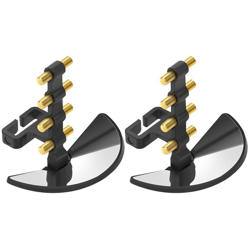 Parabolic Antenna Range Extender for DJI RC 2 and RC PRO 2, Signal Booster with Mirror Aluminium Reflector, Brass Conductors, 2 Pack
