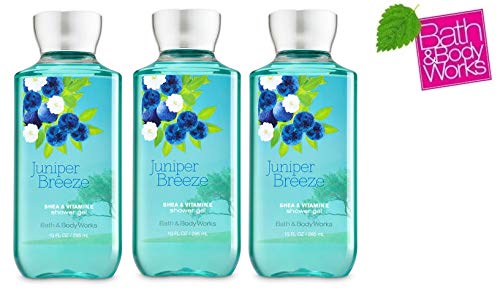 Bath & Body Works Juniper Breeze Shower Gel 10oz - Lot of 3 Bottles