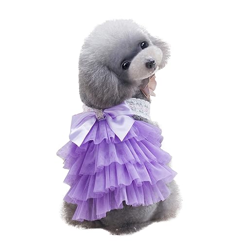 Toddmomy 2 Unidades vestido tutu cachorro estimação fantasias para meninas vestido gatos vestidos me