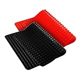 KIXZSAZ 2 teile/satz Hitzebeständige Silikon Backmatte Für Ofen Backblech Silikagel Hitzebeständige Silikonmatte Breite Anwendung