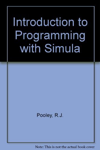 Introduction to Programming With Simula: Pooley, R. J.: 9780632014224 ...