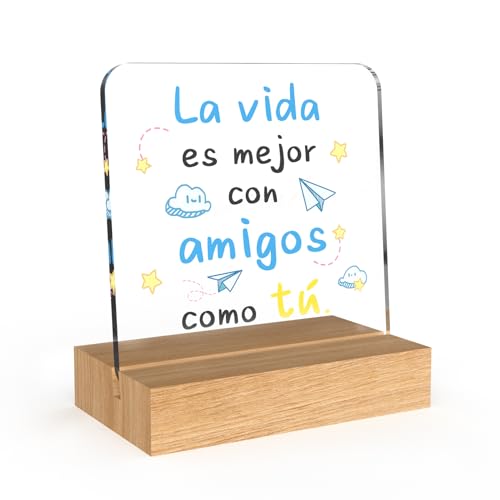 Presentes originais para amigos Natal, placa decorativa de acrílico, presente homem Natal presente aniversário homem presentes amigo invisível homem presentes para homem presentes