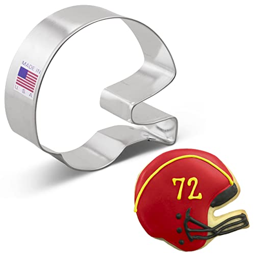 Football Helmet Cookie Cutter 3.25" Made In Usa By Ann Clark #TOP29