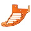Protection de disque de frein arrière, protection de disque d’étrier de frein arrière de moto pour 125‑501 TE/FE/FC/TC 2014‑2017(Orange)