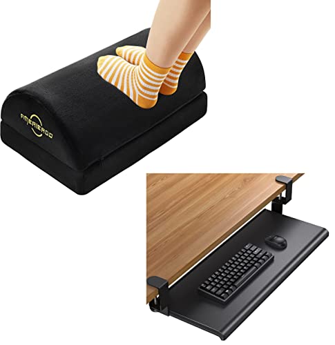 Foot Rest For Under Desk At Work, Keyboard Tray #TOP16