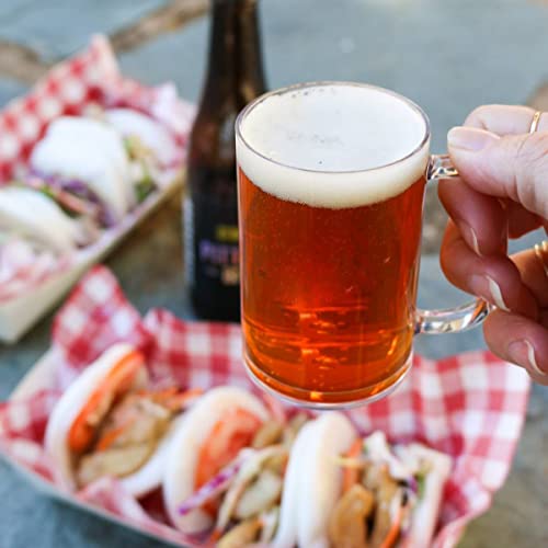 Beer Tasting Glasses, 5 Oz Mini Beer Mugs, Unbreakable & Crystal Clear Plastic Party Mugs, Small Juice Cups, Beer Tasting Sampler Set Of 9 #TOP1