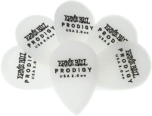 Ernie Ball P09200 1.5mm Mini Prodigy Picks 6-Pack, Grey