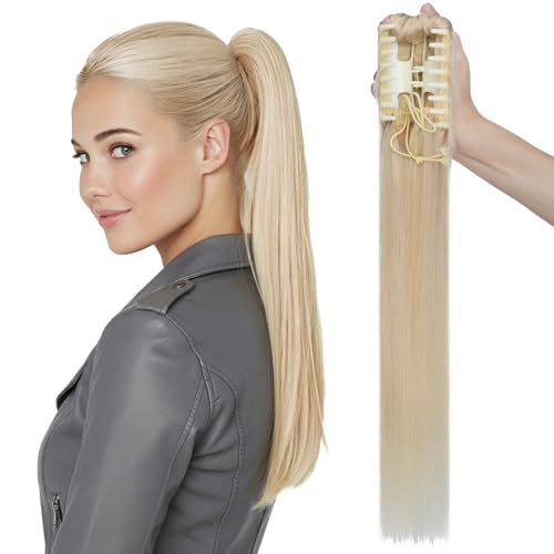MY-LADY Platinum Blonde Oversized Claw Clip (14 inch)