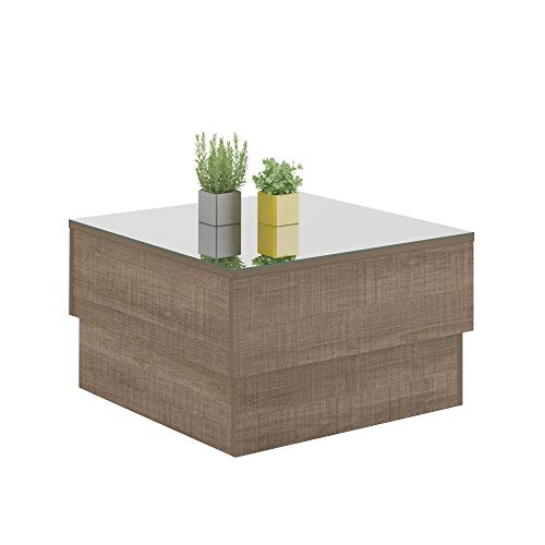 Mesa de Centro com espelho PARATI cor Canela - Artely