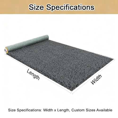 Erba Sintetica di Alta qualità per Animali Domestici - Tappeto in Erba Sintetica per Interni/Esterni, Altezza del Pelo 3 cm, Realistico, con Fori di drenaggio, Ideale per Cani e Gatti (80x18