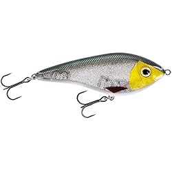 Jerkbait Lucio Westin Swim Glidebait – Jerkbait para lucios y percas, cebo para pesca de lucio, cebo artificial para pesca de spinning, bait de lucio, longitud peso comportamiento de natación: 10 cm 34 g