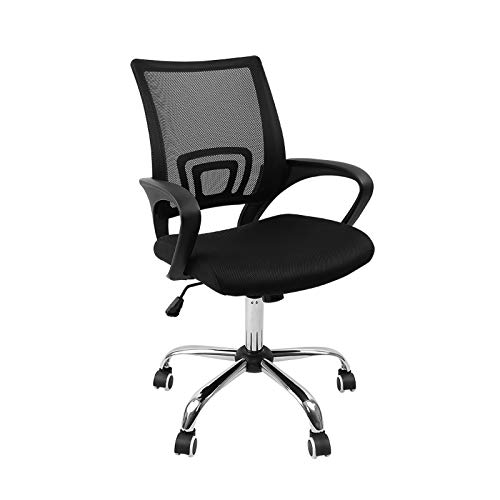 Preisvergleich Produktbild FlexiSpot OC6B Ergonomischer Chefbürostuhl, höhenverstellbarer Metallfuß auf Lenkrollen, Rückenmittelteil schwarz