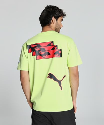 Image of Puma Unisex-Adult Graphic Print Oversized Fit T-Shirt