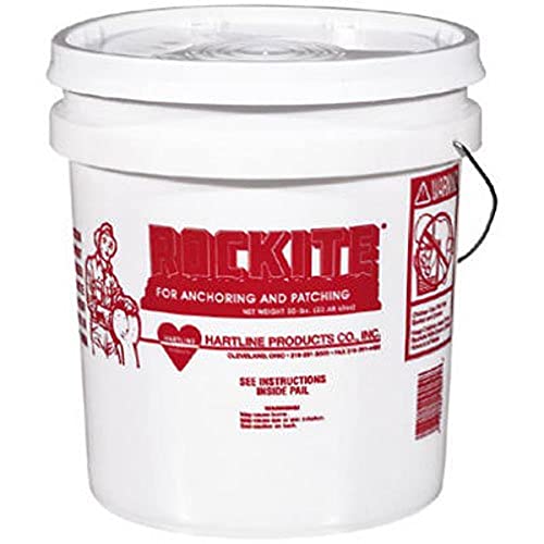 Rockite Cement, 50 Lb, White/Off-White/Gray (10051)