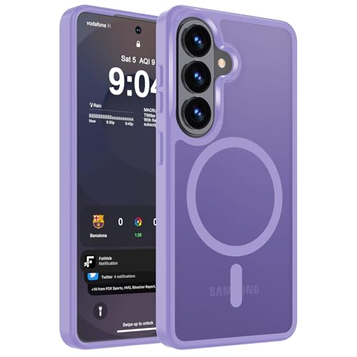 Image of WRJ Magnetic Case for Samsung Galaxy A17 /A16 /A26 6.7-Inch,Matte Taro Purple