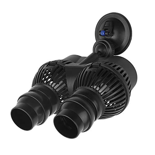 everfarel Corrientes Bomba Acuario Wave Maker meerwasser Bomba de circulación Onda Bomba con absorción Tray (JVP202A 12000L/H)