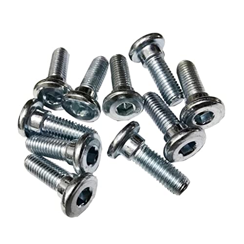Folpus 10 Piezas M8 X 20 Mm Tornillos de Ensamblaje de Disco de Freno de Motocicleta