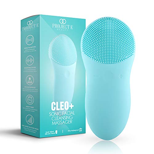 Brosse nettoyante visage portable sans fil pour un soin exfoliant sous la douche