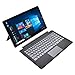 Produktbild Winnovo 2 in 1 Laptop Touch Windows 10 64 Bit, 13,3 Zoll Notebook FHD IPS Intel Pentium N4200, 4GB RAM, 64GB eMMC, AC WiFi, Type-C, HDMI, USB 3.0, Bluetooth, SSD, QWERTZ Backlit Tastatur, Grau