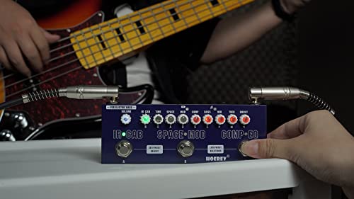 HOEREV Pédale de guitare multi-effets Delay Reverb Phase Distortion Overdrive Pédale multi-effets pour guitare basse… - Les Beatles, Paul McCartney, John Lennon, RIngo Starr, George Harrison HOEREV Pédale de guitare multi-effets Delay Reverb Phase Distortion Overdrive Pédale multi-effets pour guitare basse… – Image 4