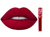 Lime Crime Velvetines Long-Lasting Liquid Matte Lipstick, Red Rose -Ruby Red - French Vanilla Scent - Long-Lasting Liquid Metal Matte Lipstick - Won't Bleed or Transfer - Vegan