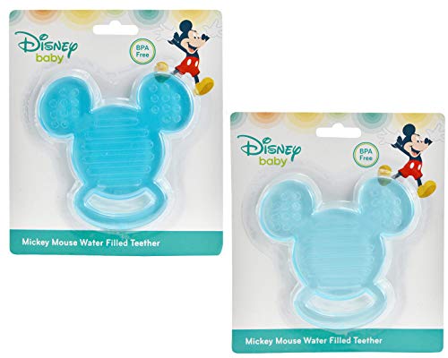 Image of Disney 2-Pack Baby Mickey Mouse Water Filled Teether, Blue
