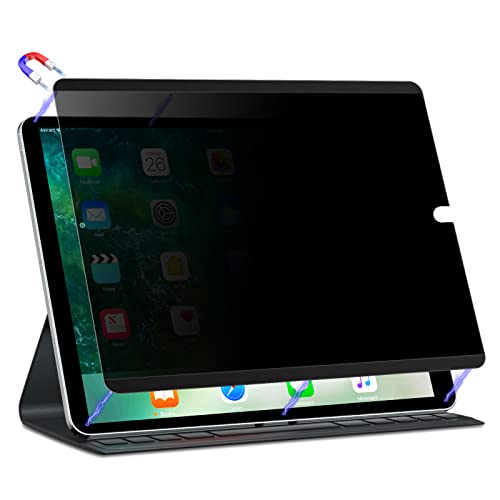 Image of FILMEXT Magnetic iPad Pro 9.7 Privacy Screen Protector (2018 /2017) | Removable & Reusable iPad Air 2 /1 9.7 inch Anti Glare Anti-Spy Filter Anti Bule Light Screen Filter [Landscape Privacy]-1Pack
