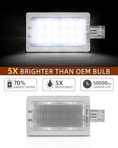 Luz LED para sombra de puerta compatible Dodge y Chrysler miniatura 3