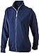 Produktbild JAMES & NICHOLSON Kapuzen-Jacke aus formbeständiger Sweat-Qualität (M, navy)