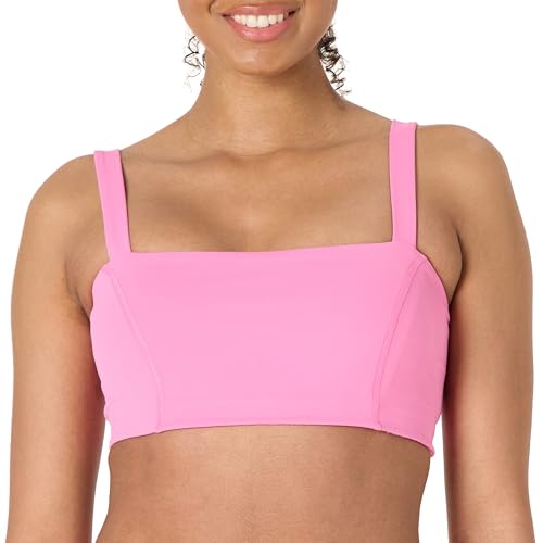 Image of Amazon Essentials Women's Active FormFlex Buttery Soft Light Support Bandeau Sports Bra with Adjustable Straps