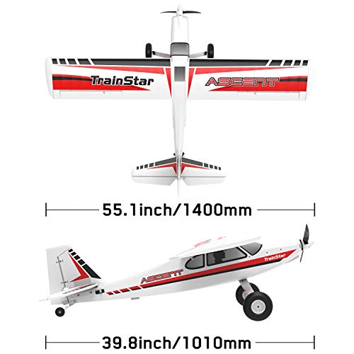 Volantexrc Remote Control Airplane Trainstar Ascent Electric Rc Trainer Aircraft, 1400Mm Wingspan & Plastic Unibody Fuselage Pnp Version No Radio No Battery (747-8 Pnp) #TOP6