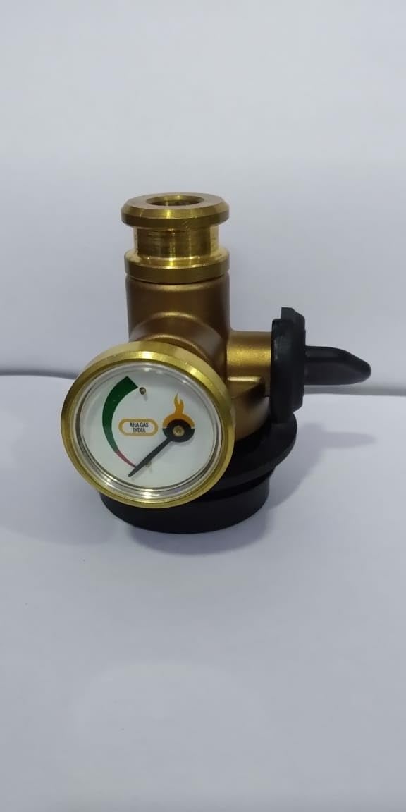 Rangoli creations Gas Safety Device Auto Cut Off, Gas Leakage Detector Safety Device (Golden)