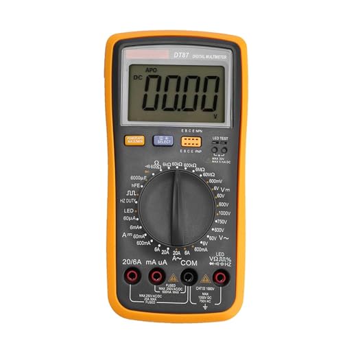 Olins Digital Multimeter, Accurate Measure 6000 Counts Auto Power Off Volt Amp Meter Lcd Backlight Display thumb #6