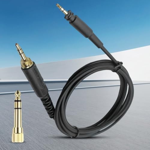 Cable de reemplazo para audífono 3.5mm a 2.5mm con conector 6.35mm miniatura 4