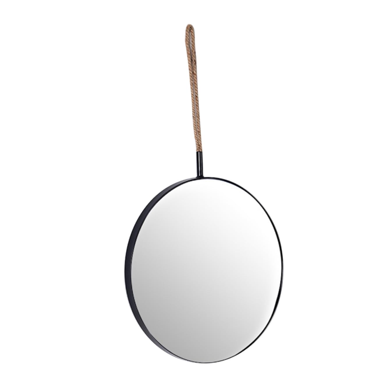 Miroir suspendu sans perçage avec corde pour maquillage et coiffure