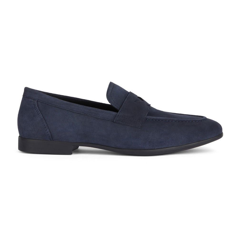 Geox Men's U Sapienza A Loafer, Navy, 9 UK