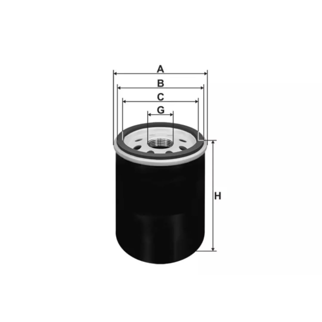 Filtro olio+3LT 5W40 per Fiat 500 e Panda (169/312) 1.2 Benzina 44–51kW 60 69 CV