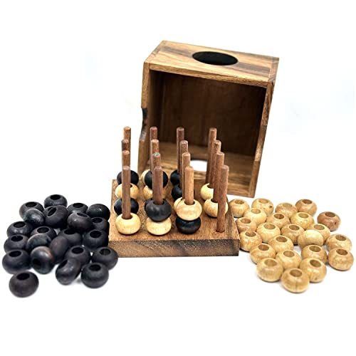 Winshare Puzzles And Games 3D Four In A Row Wooden Strategy Game #TOP4