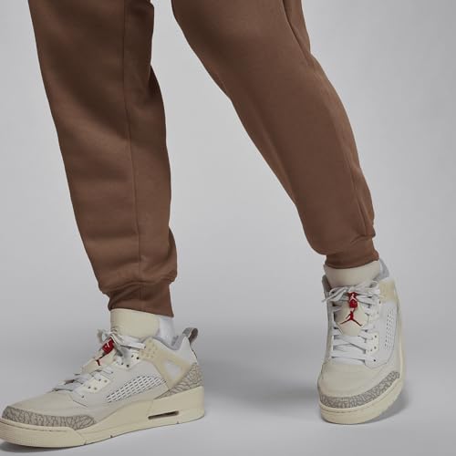 Pantalon doux Jordan Brooklyn marron archéo et blanc