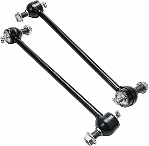 Image of Detroit Axle - Front End 6pc Suspension Kit for 2010-2017 Chevy Equinox | GMC Terrain 2 Lower Control Arms w /Ball Joints 2 Sway Bar Links 2 Outer Tie Rods 2011 2012 2013 2014 2015 2016 Replacement