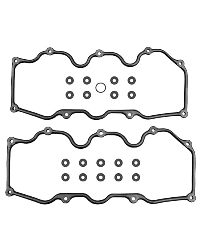 Image of Engine Valve Cover Gasket Set Replace VS50251R Fit for Nissan 200SX 300ZX D21 Pathfinder Frontier Pickup Maxima Quest Xterra 1984-2004 Infiniti M30 QX4 1990-2000 Mercury Villager 1993-2002