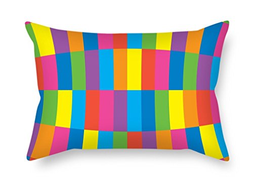 beautifulseason Cushion Covers of Geometry 16 X 24 Inches / 40 by 60 Cm Best Fit For Bench Home Boys Office Kids Girls Home Theater Twice Sides