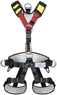 WILDKEN Multipurpose Outdoor Half-body / Full-body Adjustable Outdoor Mountain Climbing Safety Belt Harness Equipment Climbing Rock Caving Rappelling Mountain Safety Equipment