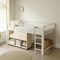 オーエスジェイ(OSJ) ロフトベッド パイプベッド セミダブル ホワイト Amazon｜オーエスジェイ(OSJ) ロフトベッド パイプベッド サイド棚付き